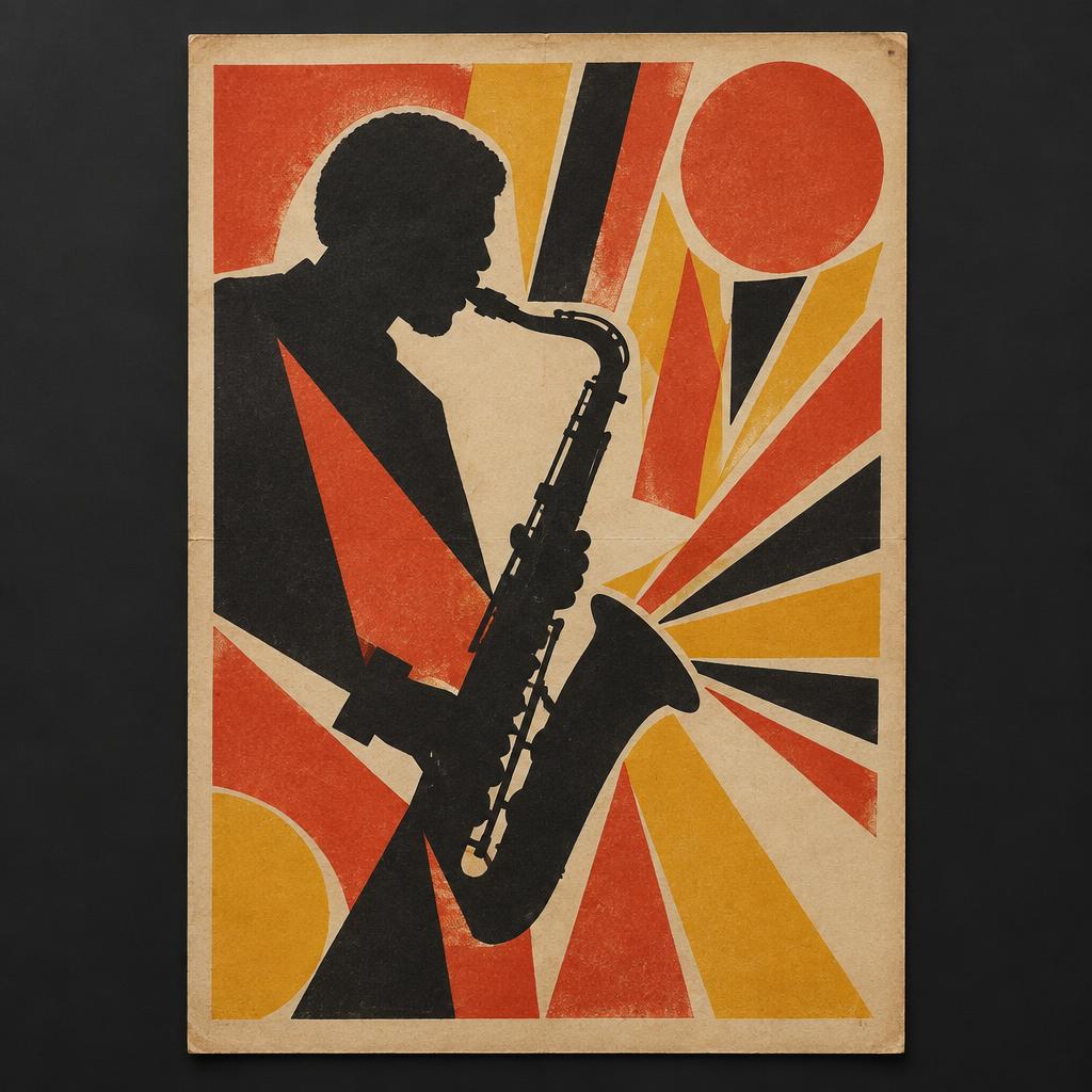 Jazz Festival Screenprint Poster